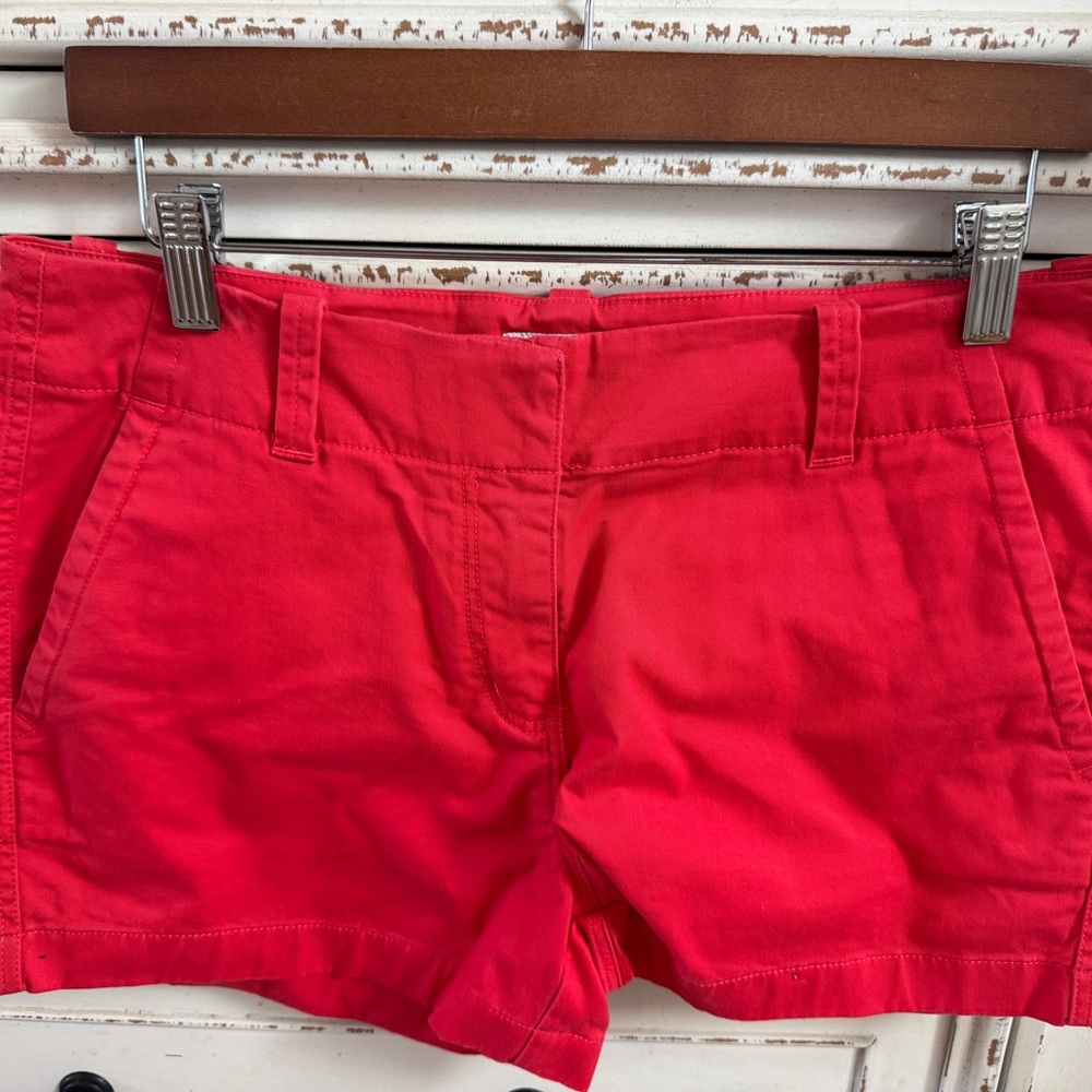 Vineyard Vines Red Cargo Shorts Cotton Blend